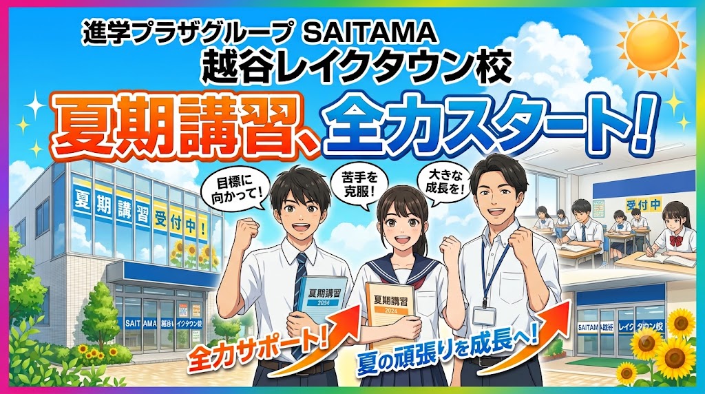 夏期講習が始まりました!!