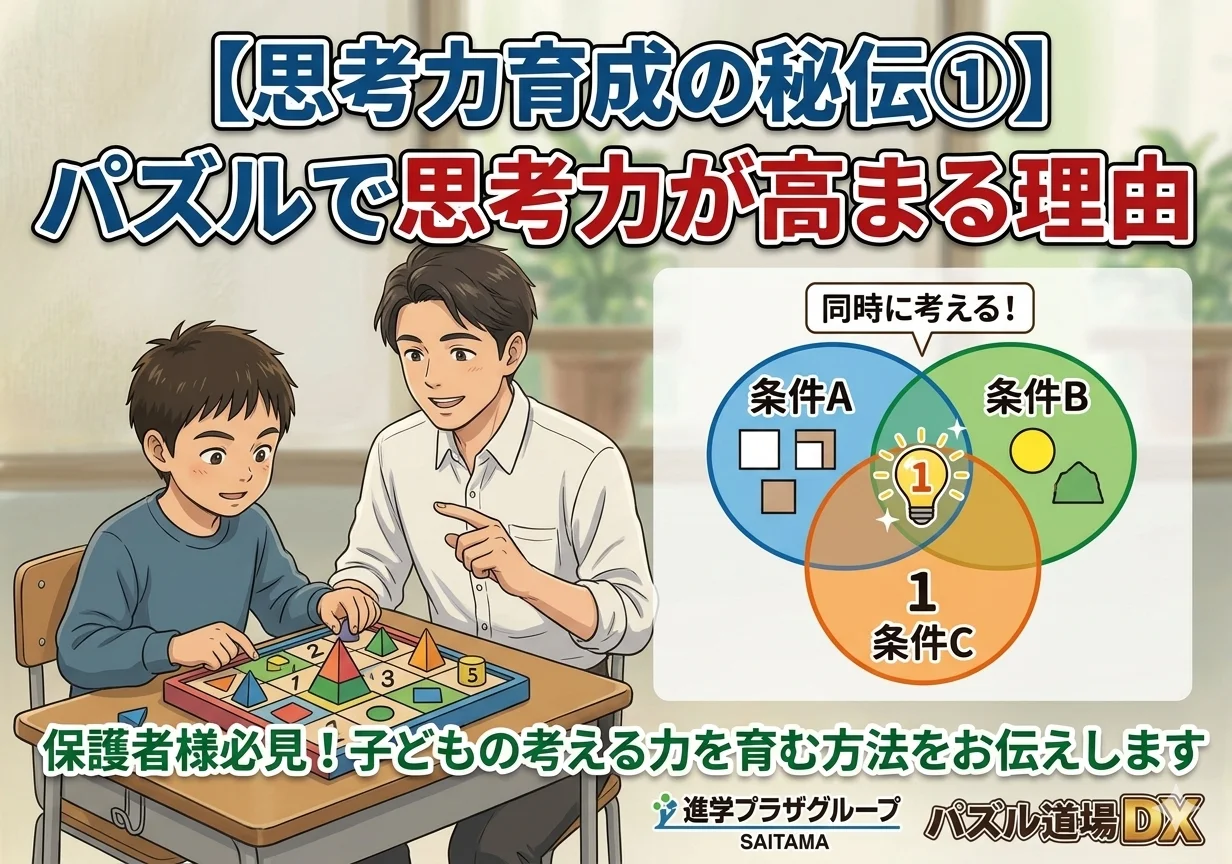 保護者必見！子どもの思考力アップにつながる秘伝 vol.1