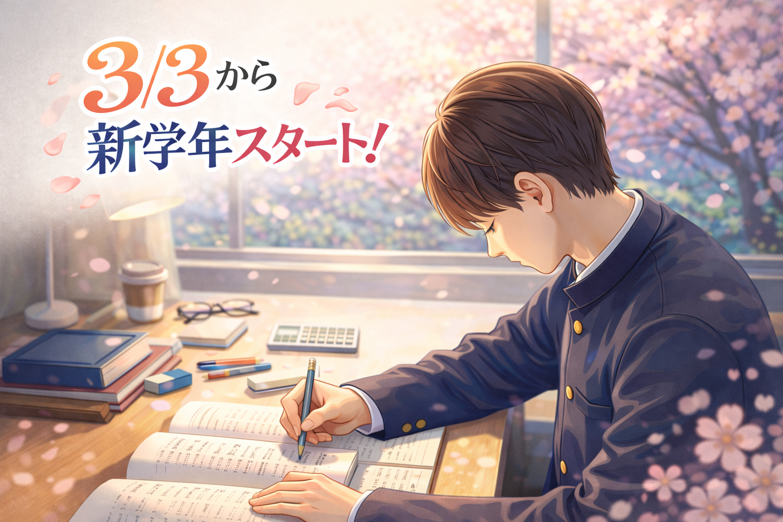 3/3(火)から新学年スタート🌸