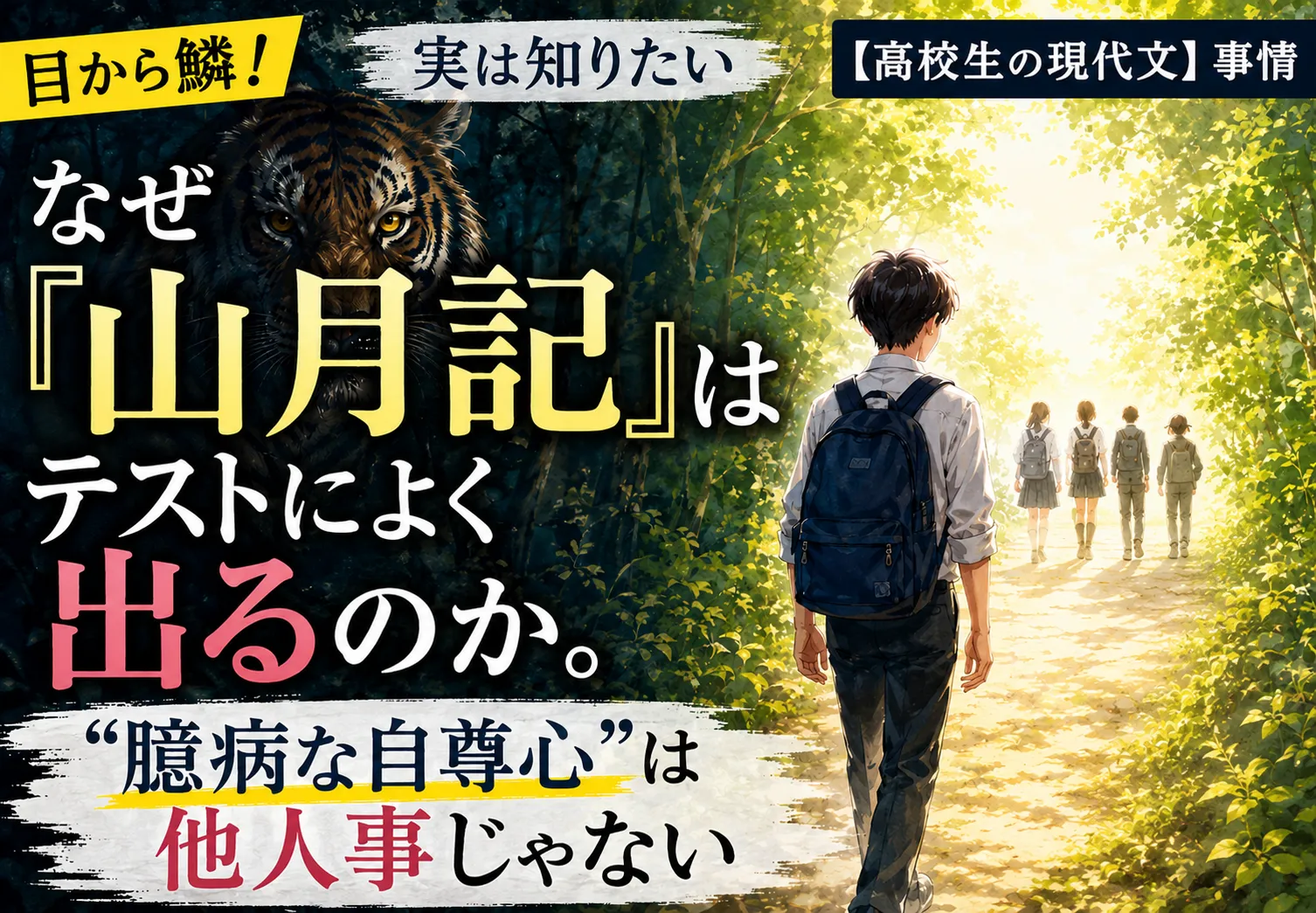 【高校生現代文】なぜ『山月記』はテストによく出るのか。「“臆病な自尊心”は他人事じゃない」