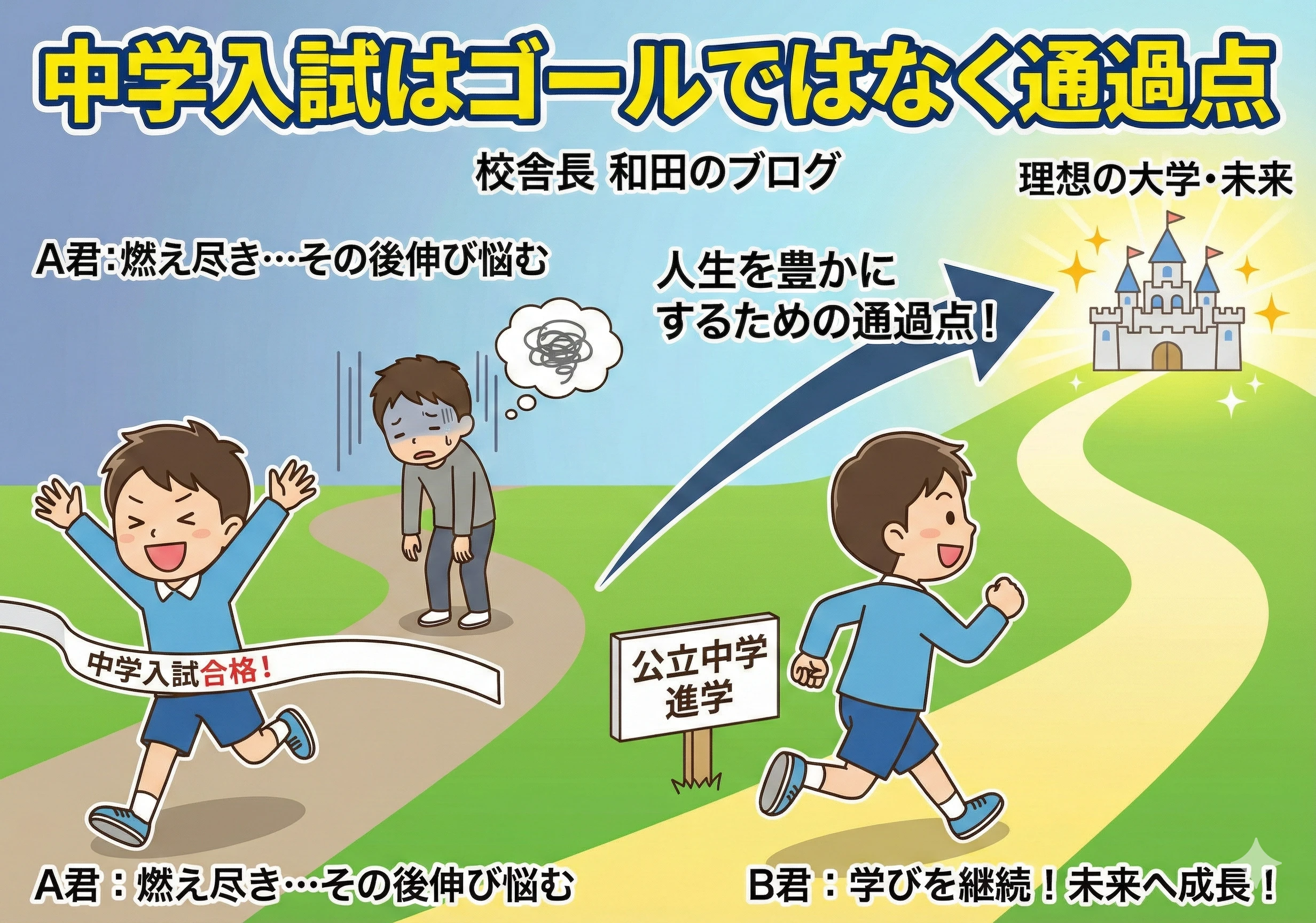 中学入試はゴールではなく通過点