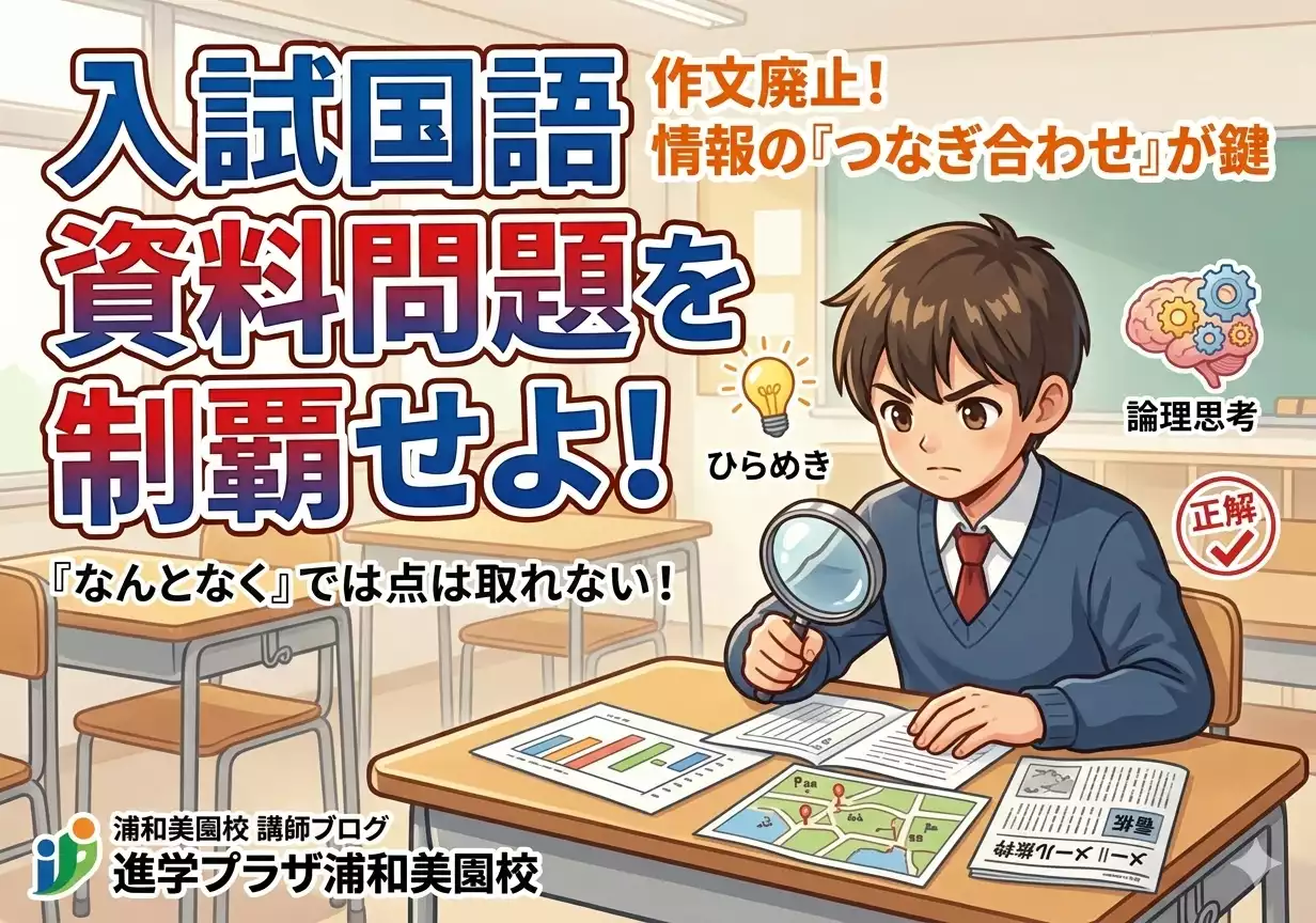 【中3必見】読解・資料問題を制覇せよ！　ポスト作文時代の入試国語の突破法